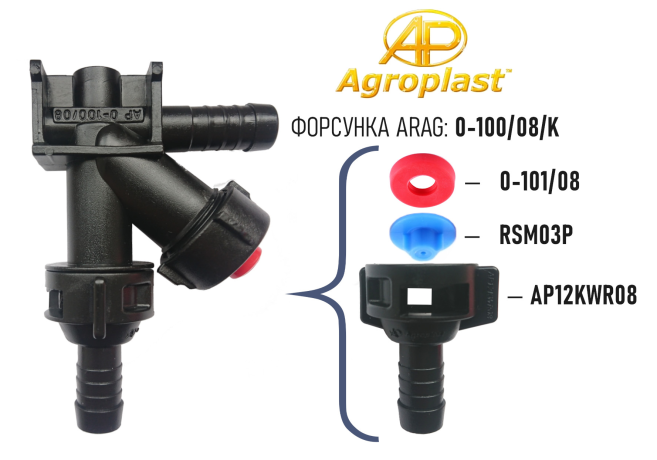 Комплект для внесення РКД  сівалкою/культиватором