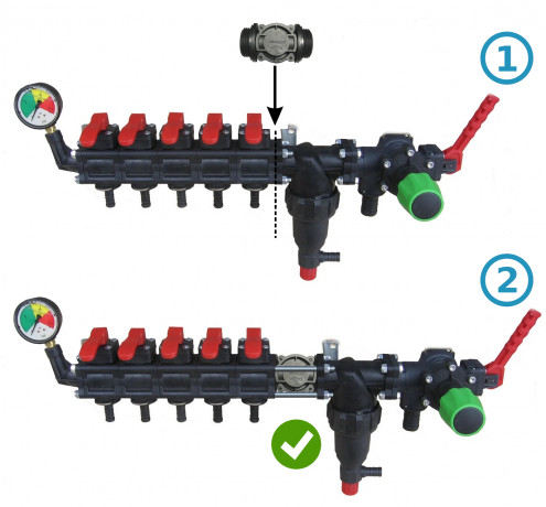 Витратомір DN25 = 1" 288 імпульсів, 60л/х