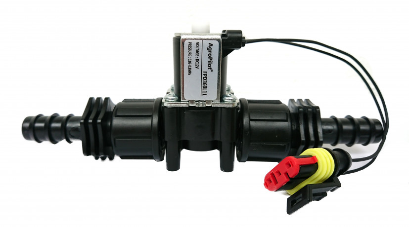 Електромагнітний клапан (нормально відкритий) 12VDC