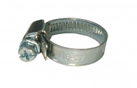 Хомут нержавіючий черв'ячний 16-27 мм (W1)