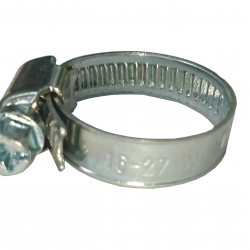 Хомут нержавіючий черв'ячний 16-27 мм (W1)