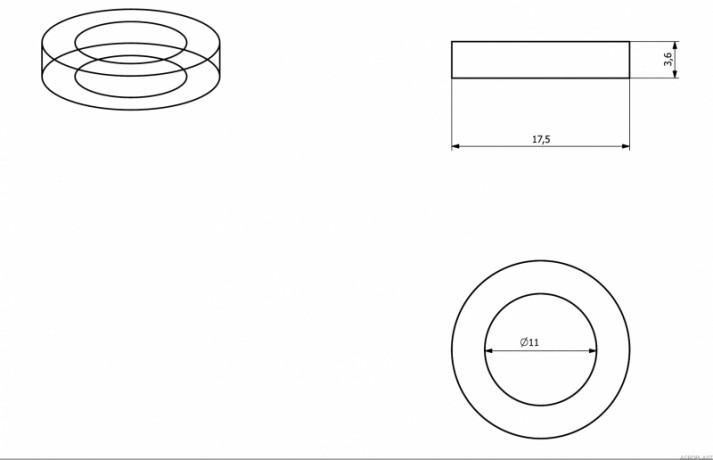 Прокладка форсунки 0-101/07/K