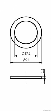 Мембрана форсунки 0-104/08