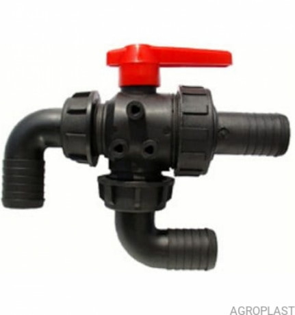 Кульовий кран 3-ходовий /AP25ZK1